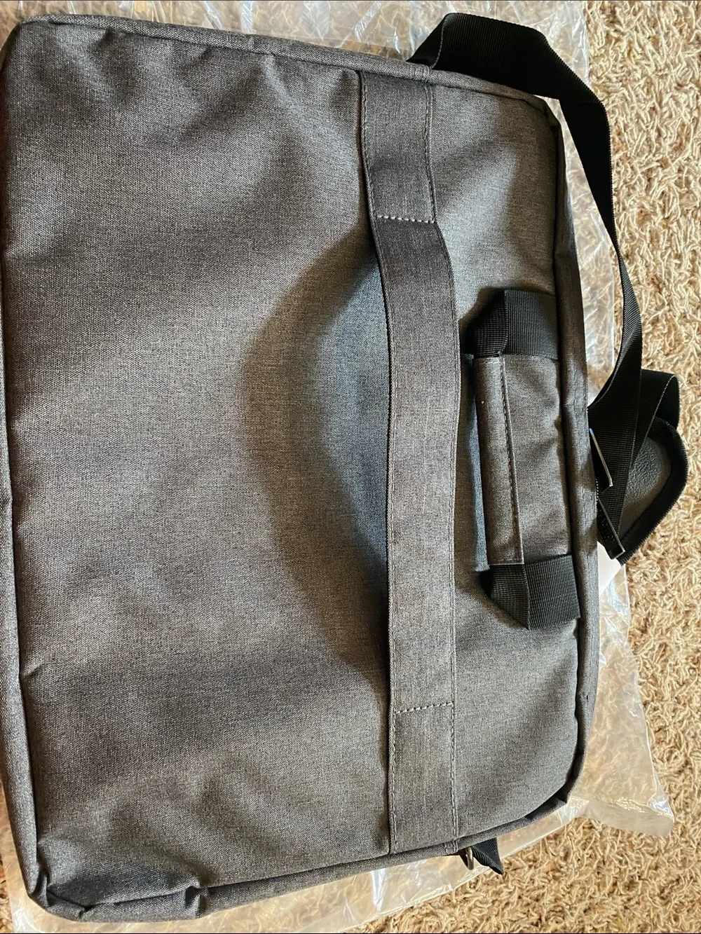 Kenneth Cole Reaction Dark Gray Laptop Messenger Bag